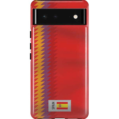Spain Soccer Flag Pixel Cases